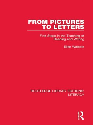 cover image of From Pictures to Letters
